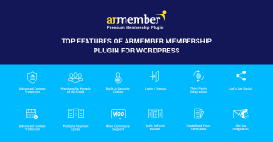 features of ARMember Plugin